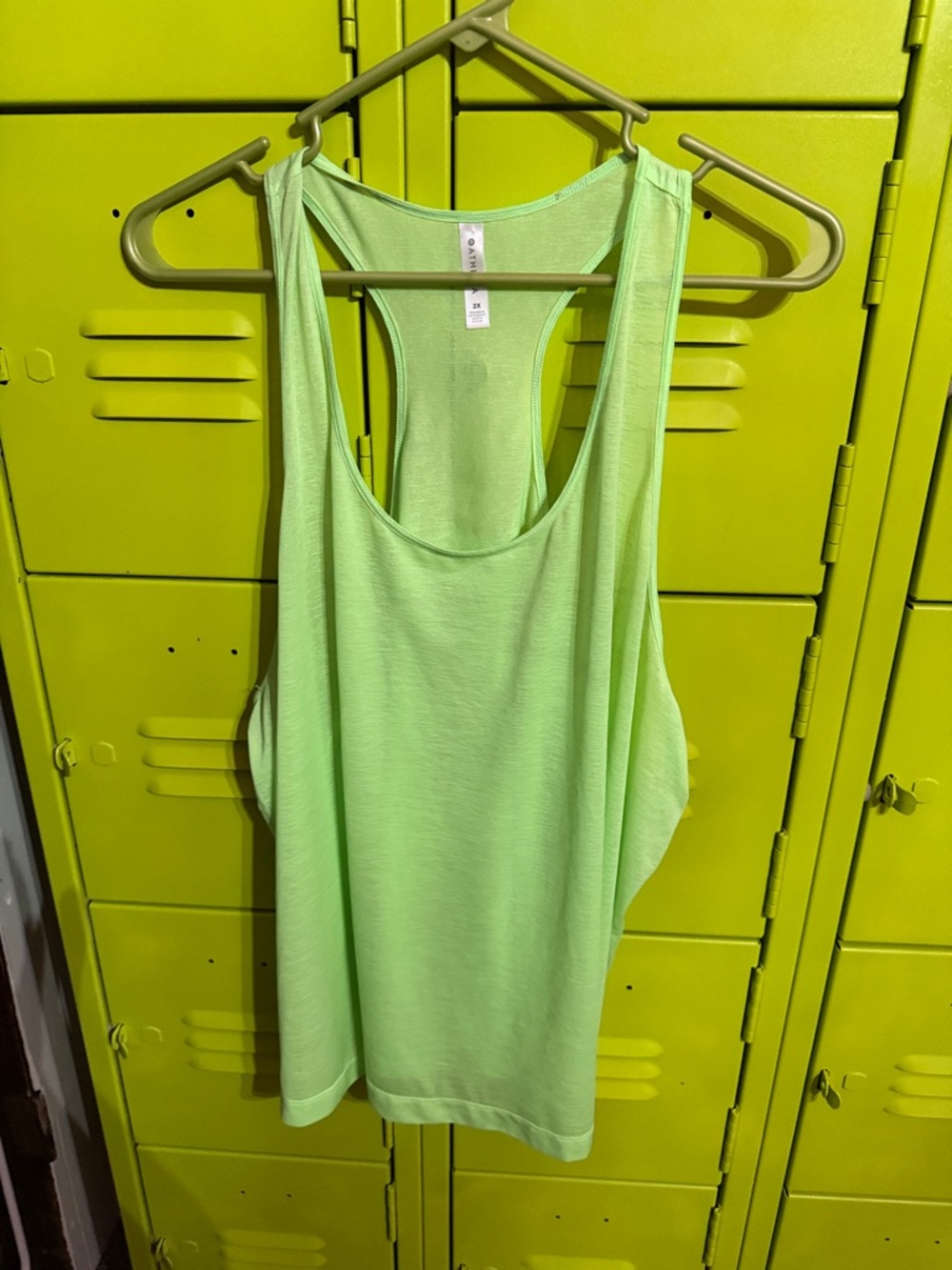 Athleta Neon Lime Racerback Tank